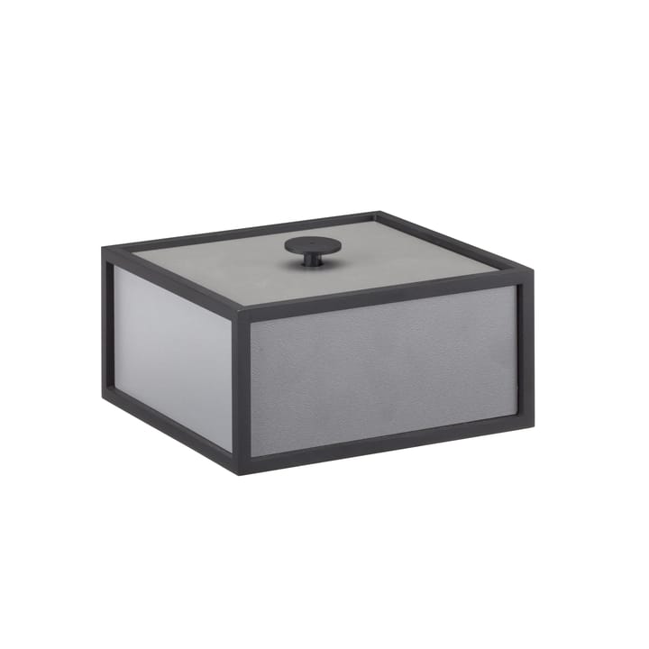 Frame 14 box with lid - dark grey - By Lassen