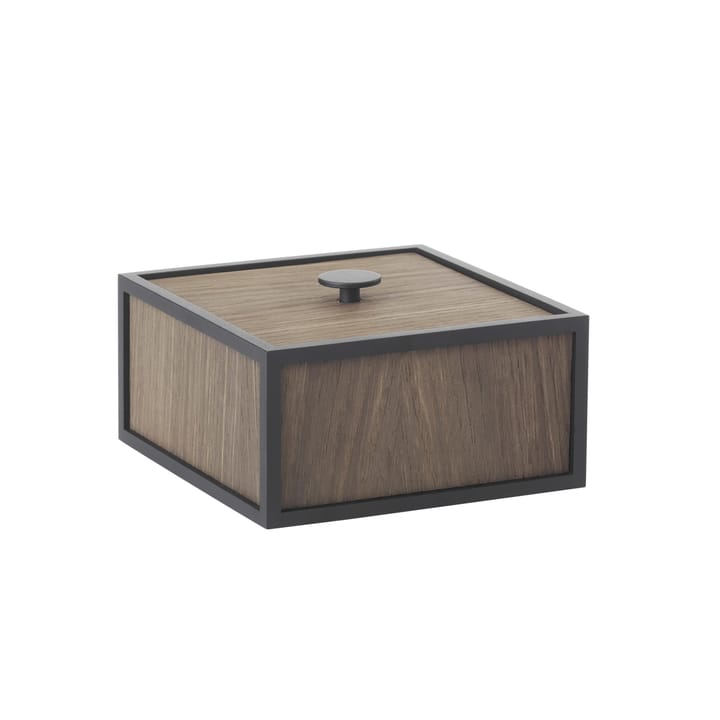 Frame 14 box with lid - smoked oak - By Lassen