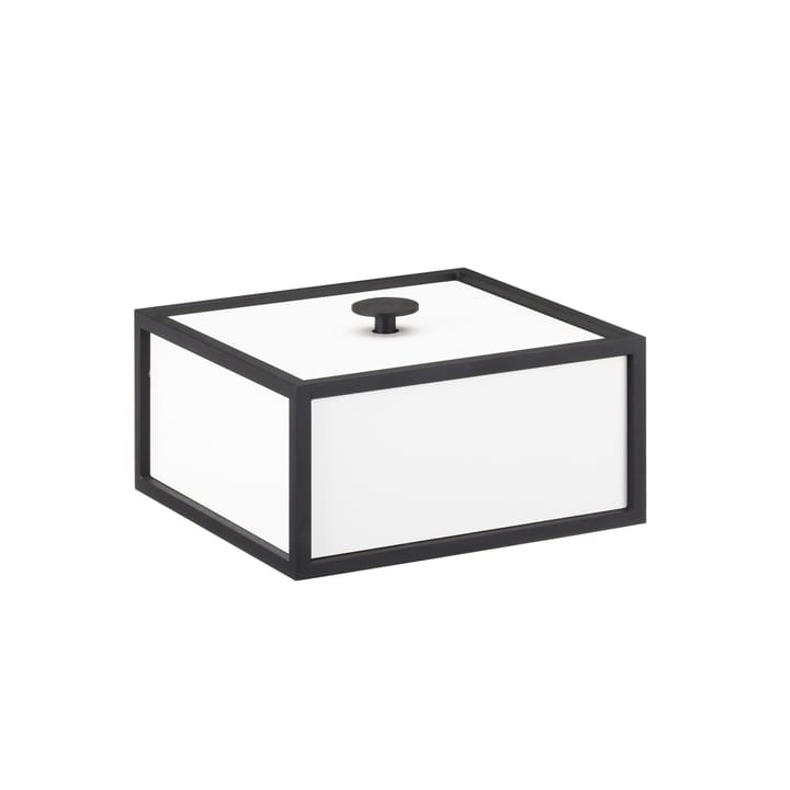 Frame 14 box with lid - white - By Lassen