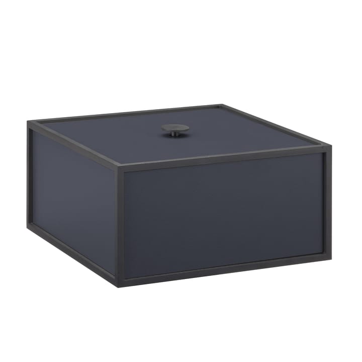 Frame 20 box with lid - dark blue - By Lassen