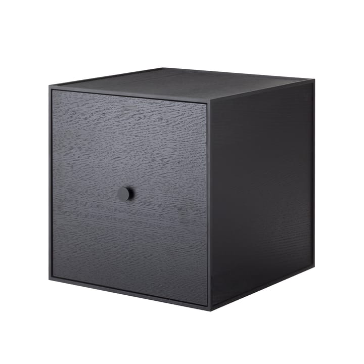 Frame 35 cube with door - black-stained ash - By Lassen