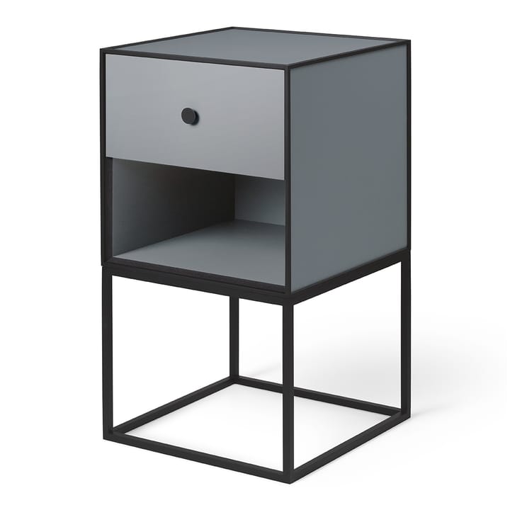 Frame 35 side table - dark grey - By Lassen
