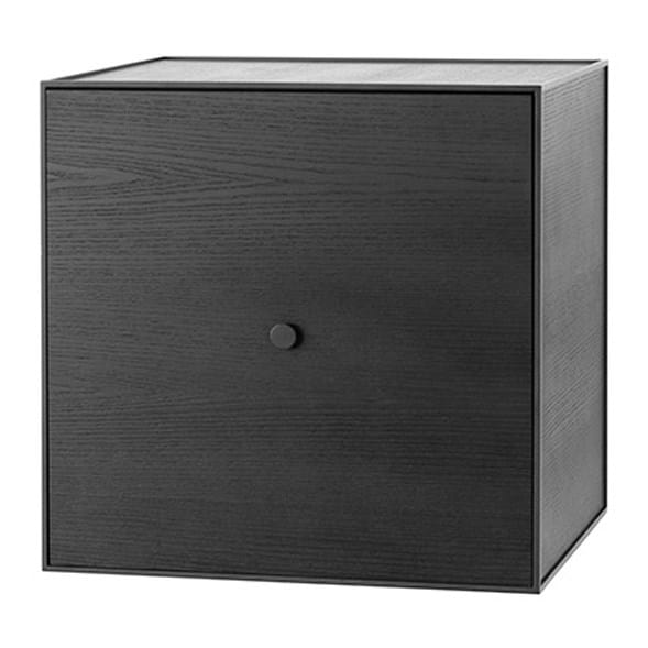 Frame 49 cube with door - black-stained ash - By Lassen