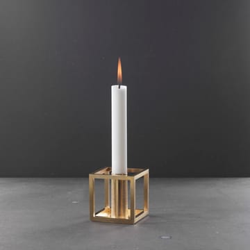 Kubus 1 candle holder - brass - By Lassen