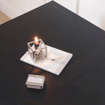 Kubus 1 candle holder - nickel - By Lassen