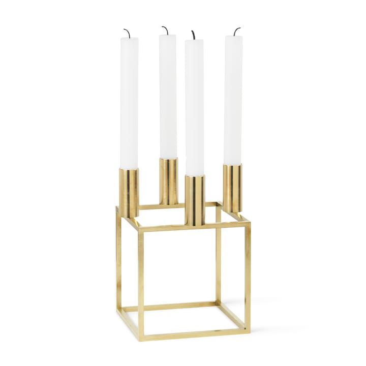 Kubus 4 candle holder - Brass - By Lassen