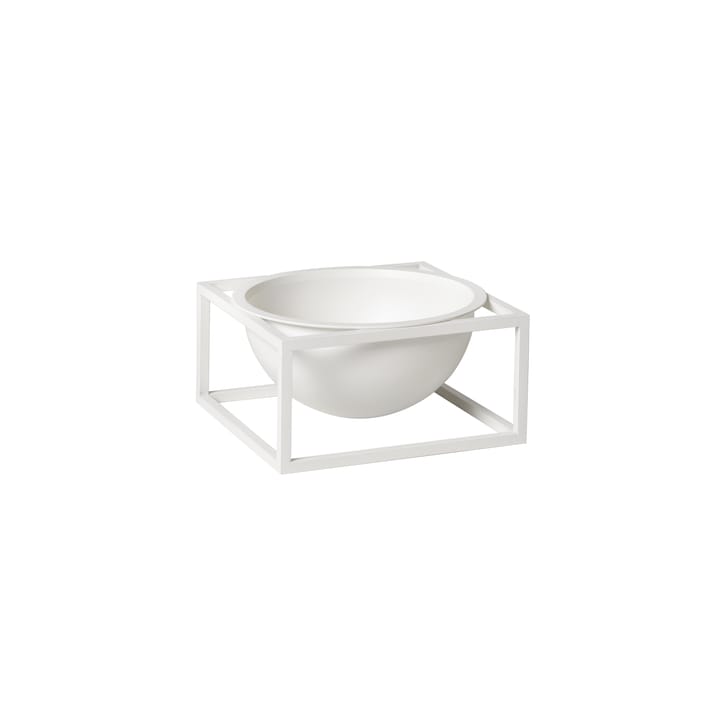 Kubus bowl small low - white - By Lassen