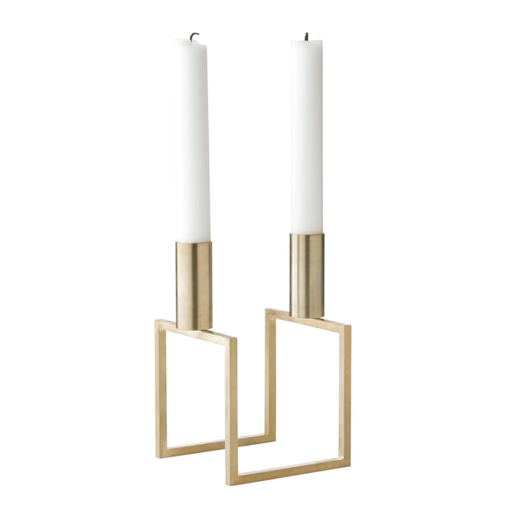 Line candle holder - brass - By Lassen