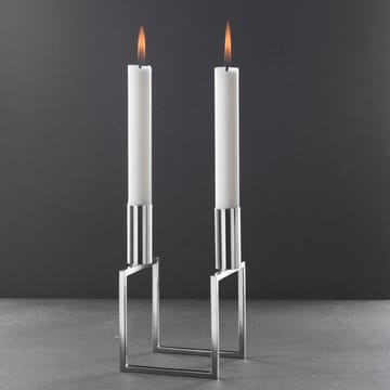 Line candle holder - nickel - By Lassen
