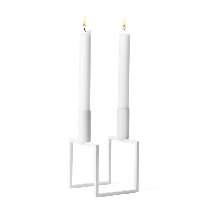 Line candle holder - white - By Lassen