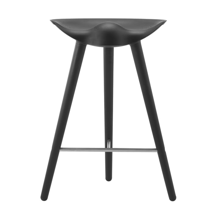 ML42 barstool 69 cm - Black-stained beech steel - By Lassen