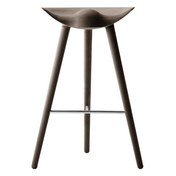 ML42 barstool 77 cm - Brown oiled oak-steel - By Lassen