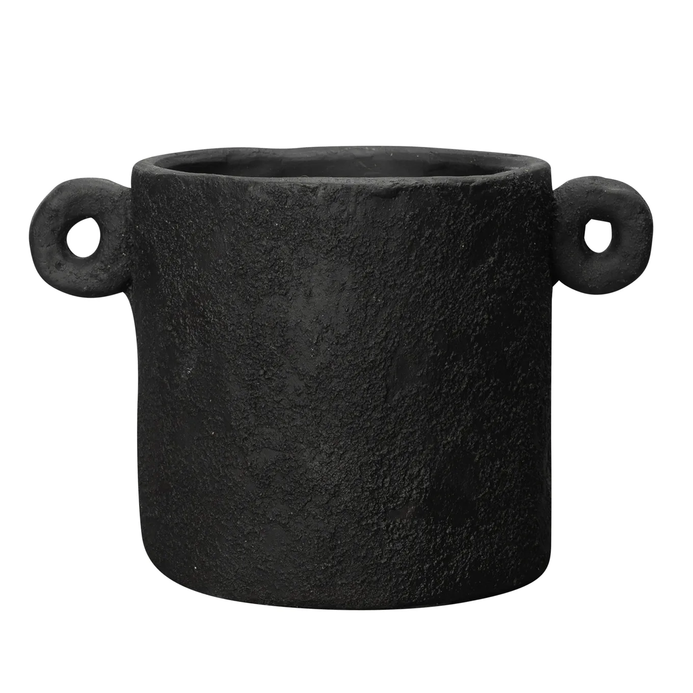 Charcoal flower pot black from By On