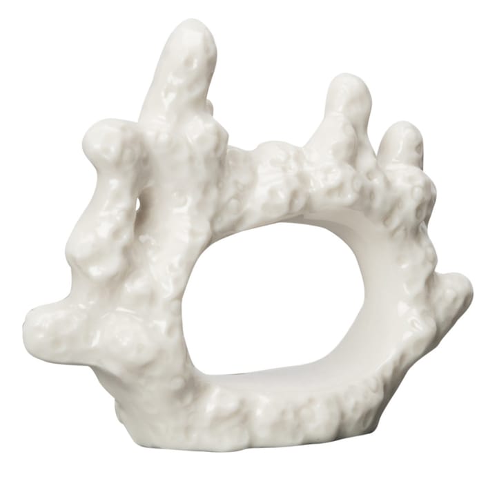 Coral napkin ring - White - By On