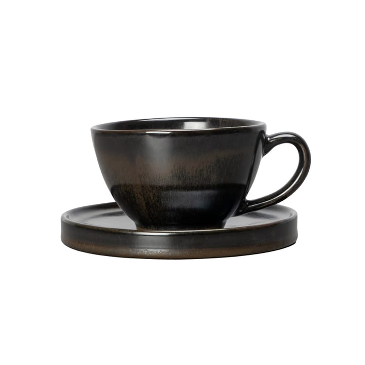 Jade cup with saucer - Black - By On