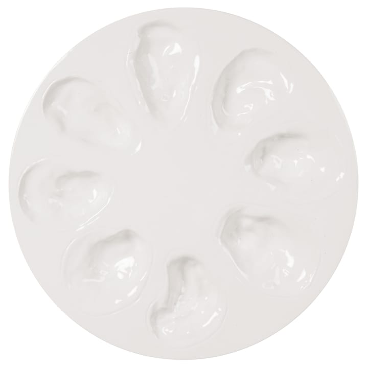 Oyster plate Ø 27 cm - White - By On