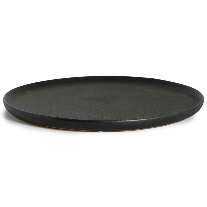 Raw Black plate Ø 27 cm - Black - By On