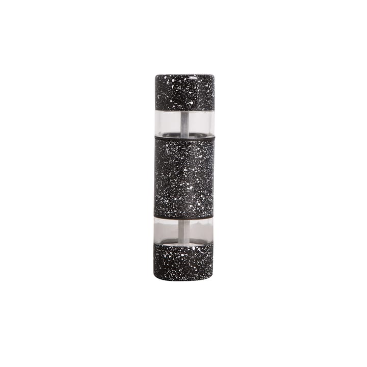 Stories salt- and pepper mill 10 cm - black-white - By On