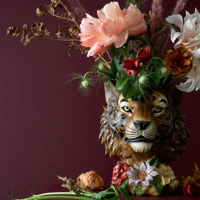 Tiger vase 28.5 cm from By On