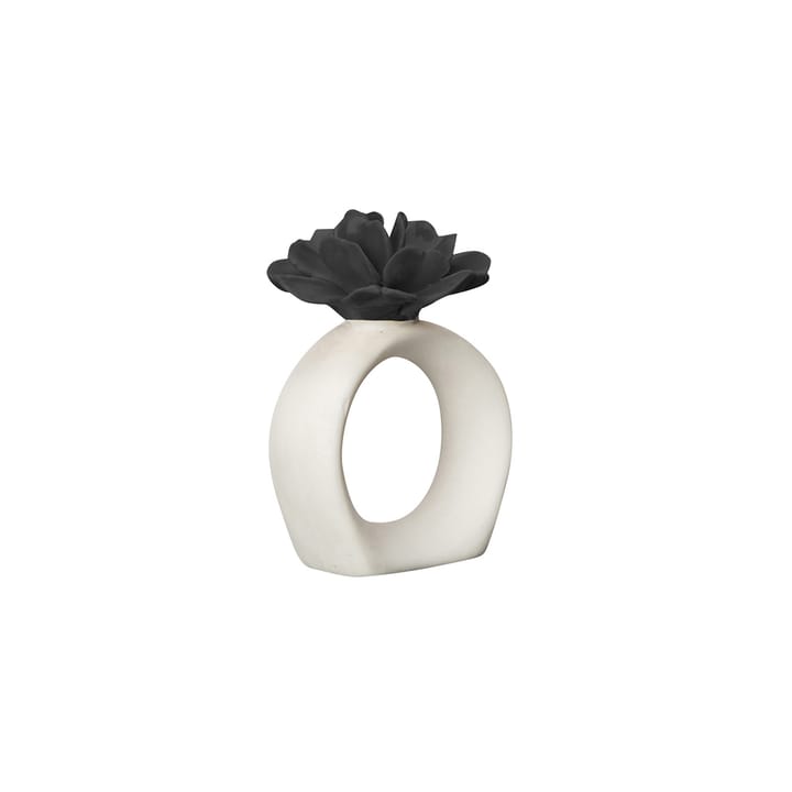 Water Lily napkin ring - white-black - By On