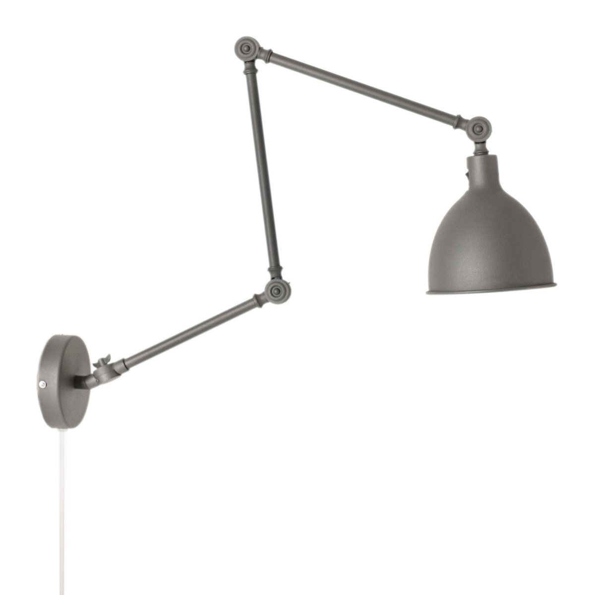 By Rydéns Bazar wall lamp Grey | Scandinavian Design | Wall lights | Grey