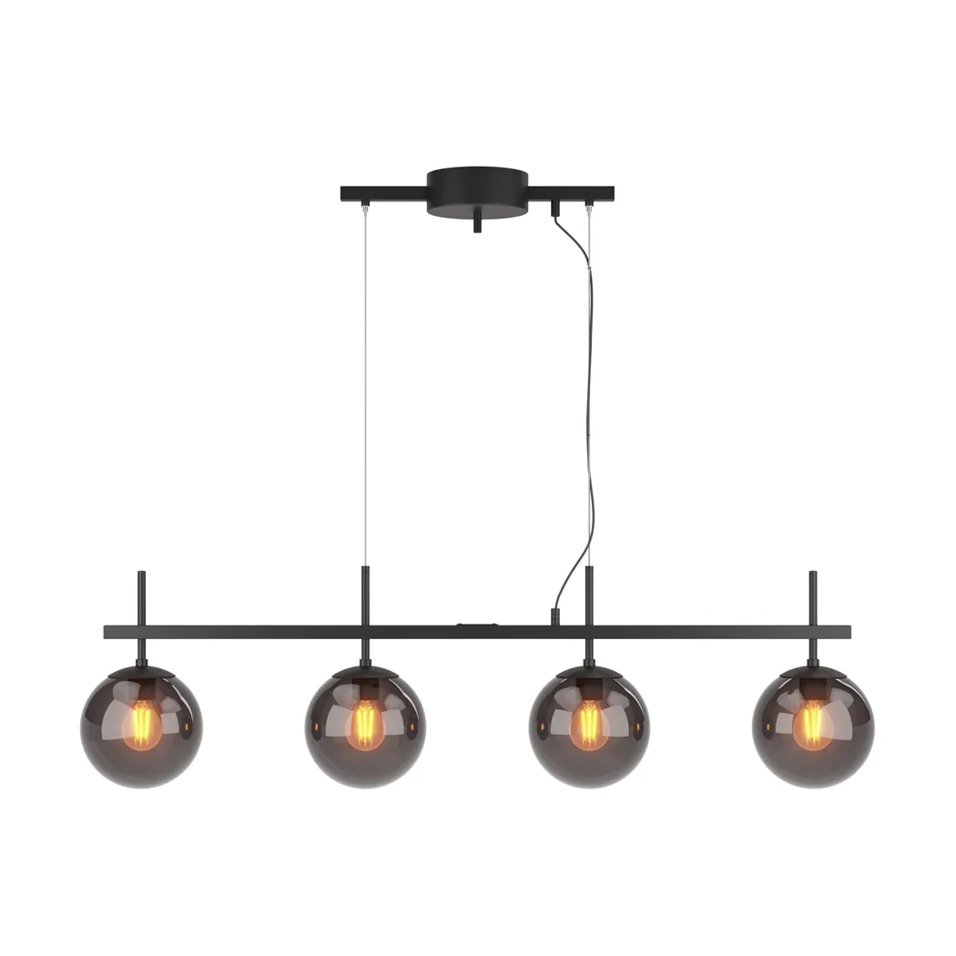 Boyle ceiling lamp, Smoke gray By Rydéns