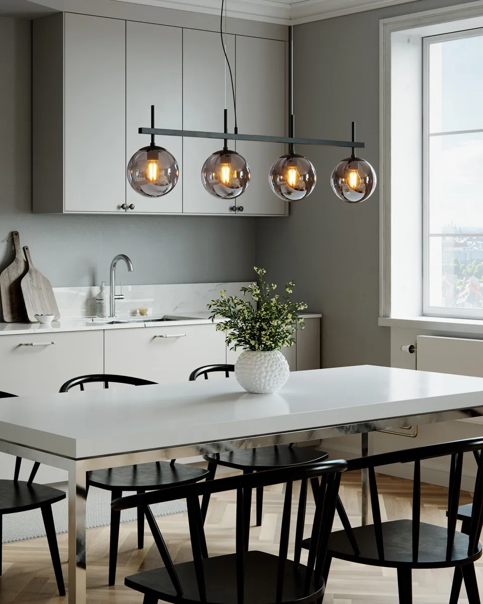 Boyle ceiling lamp, Smoke gray By Rydéns