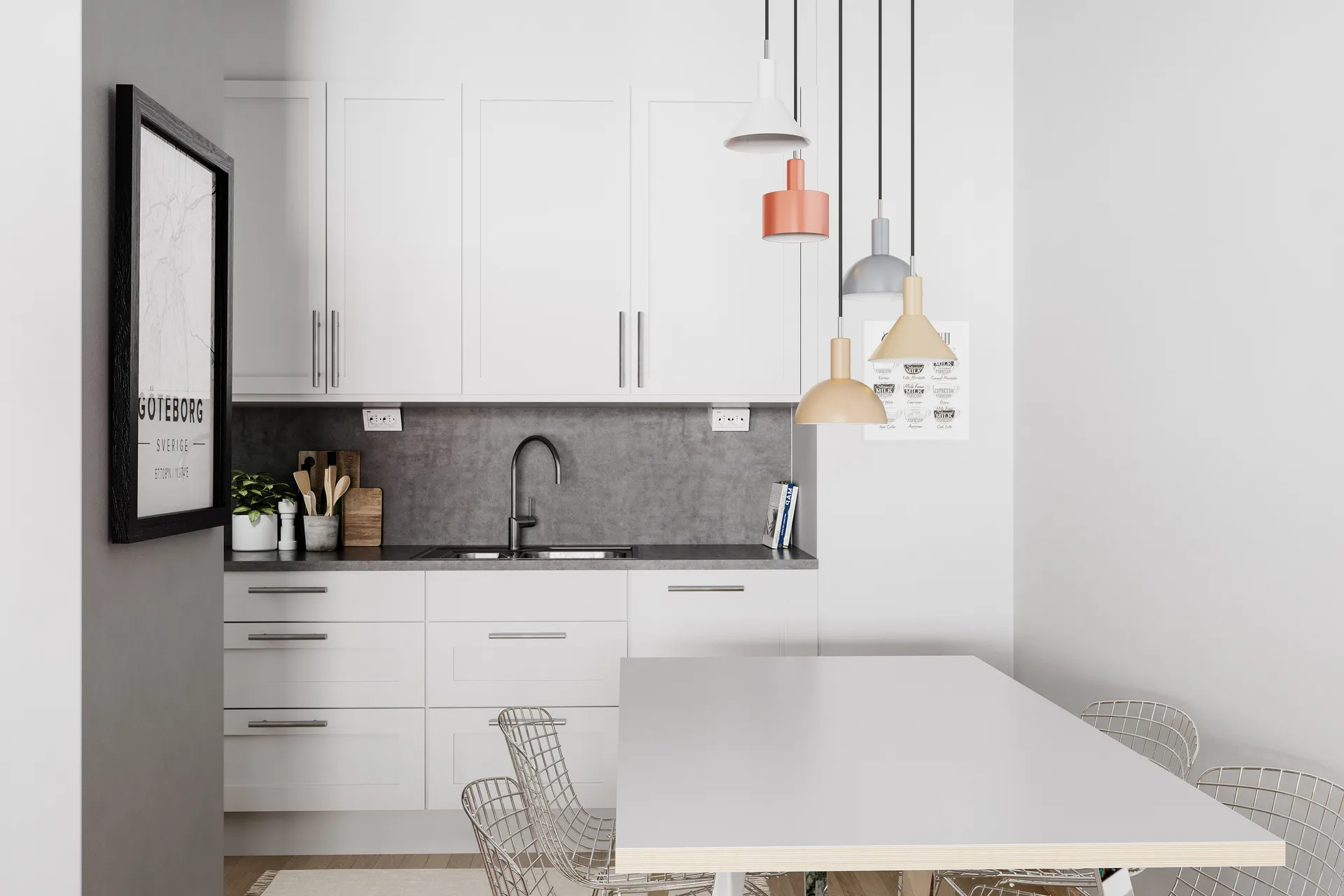 Cabano 5-low ceiling lamp, Multi By Rydéns