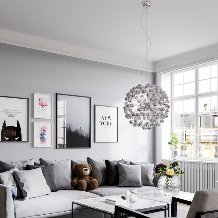 Carroll ceiling pendant  Ø58 cm - chrome - By Rydéns