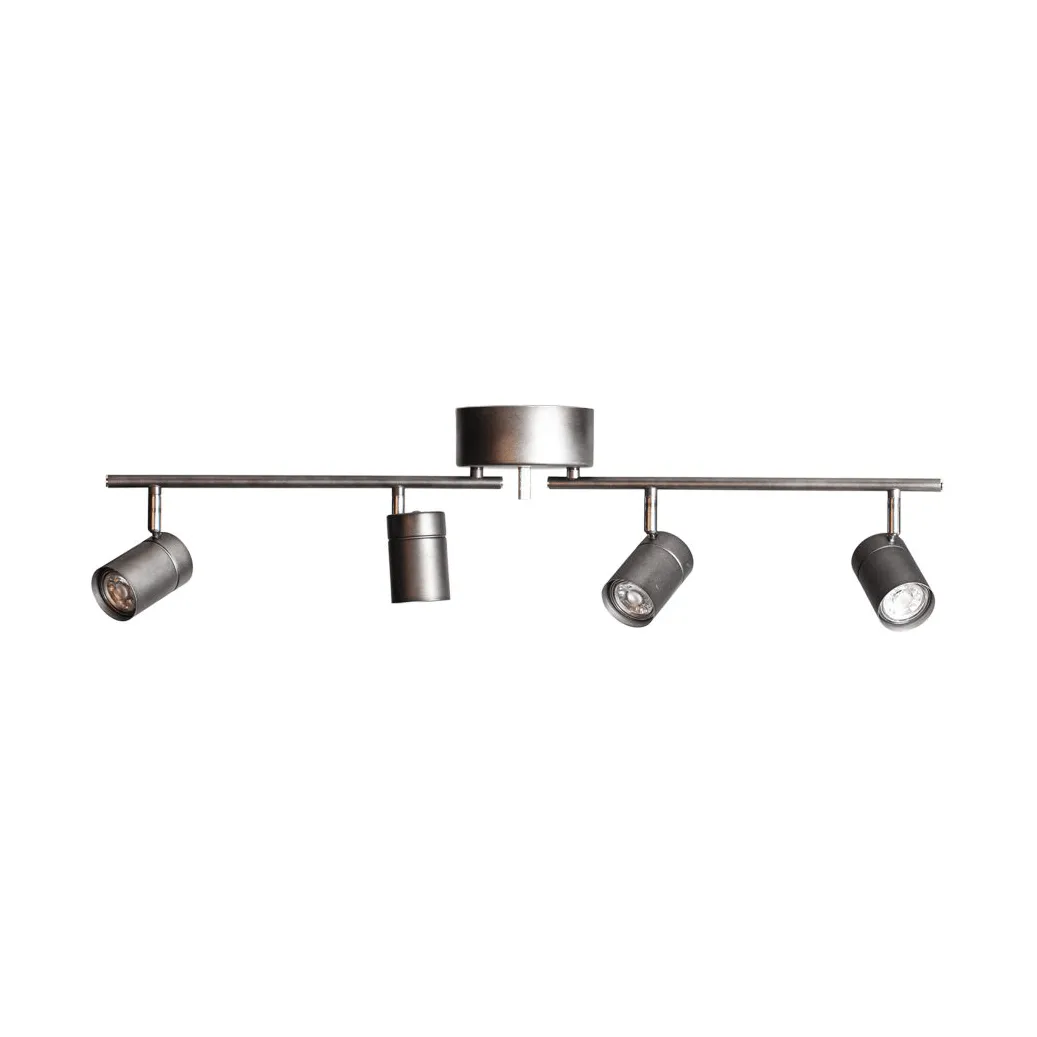 Correct 4 ceiling spotlight, Steel grey By Rydéns