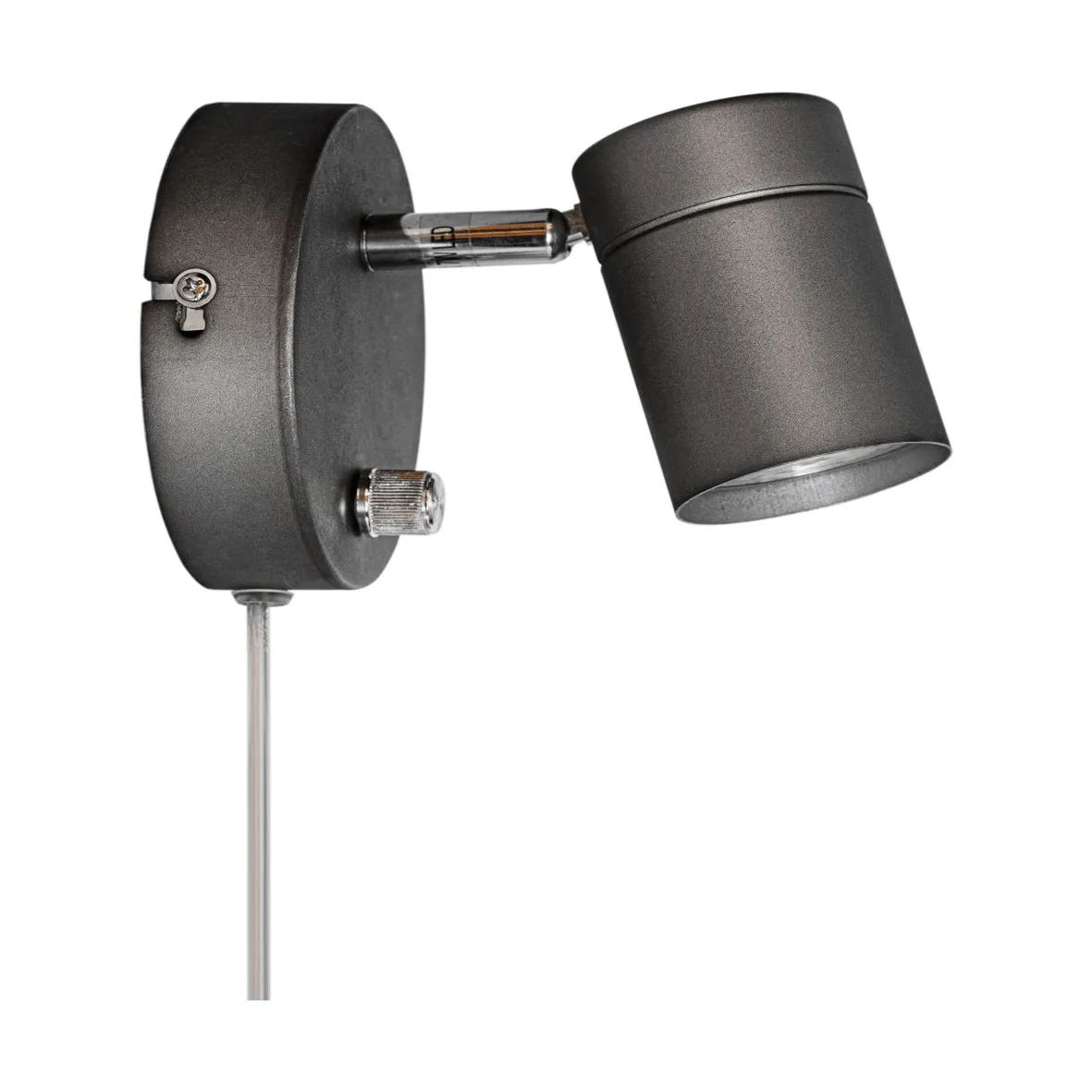 Correct wall lamp, Steel grey By Rydéns
