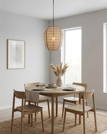 Delino ceiling lamp - Natural, Ø40x50 cm - By Rydéns
