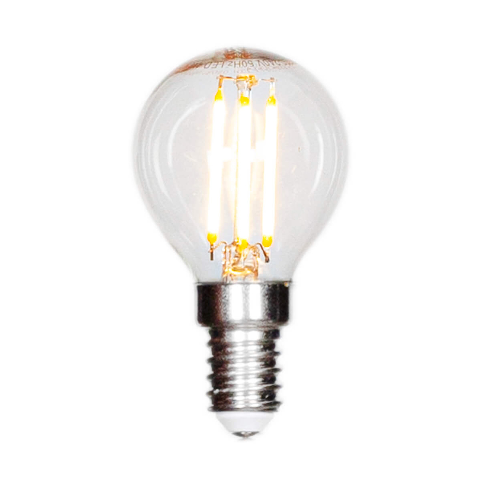 By Rydéns Dimmable filament LED bulb globe E14 4W Clear o4.5 cm