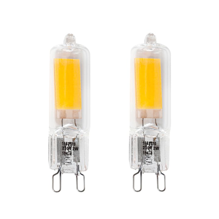 G9 LED dimmable 2W lightbulb 2-pack - 2700K 20lm - By Rydéns