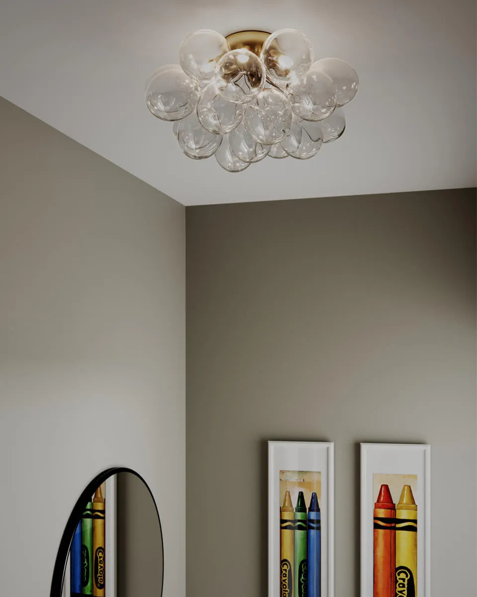 Gross ceiling Ø50 cm, Brass-clear By Rydéns