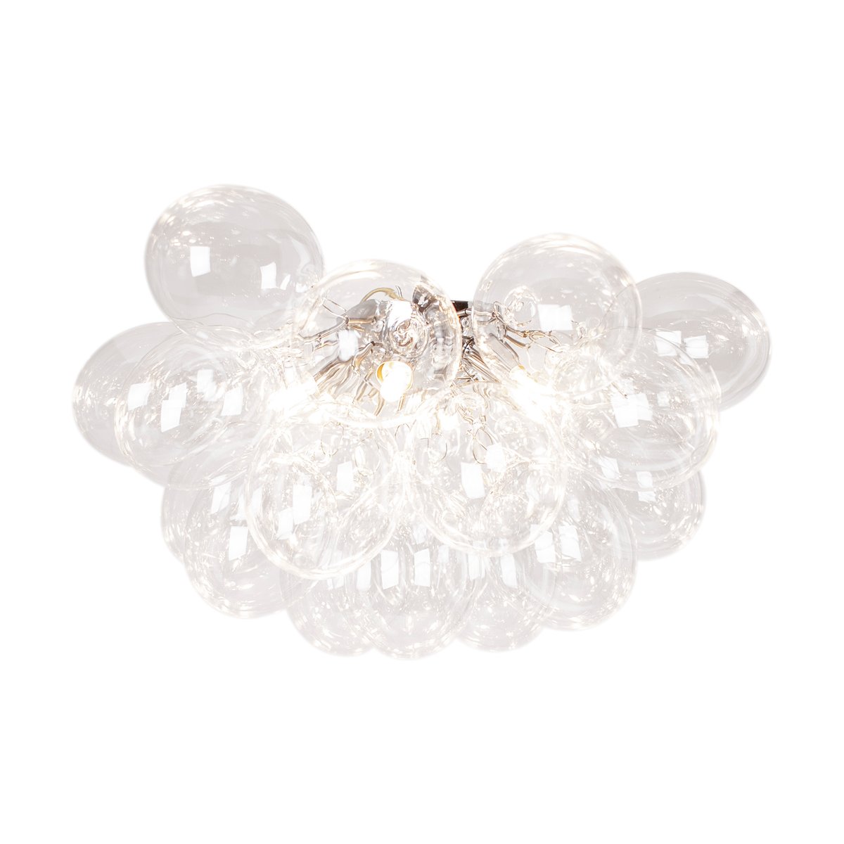 By Rydéns Gross ceiling lamp 20 glass balls o50 cm Clear