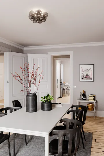 Gross ceiling lamp Ø30 cm - Smoke - By Rydéns