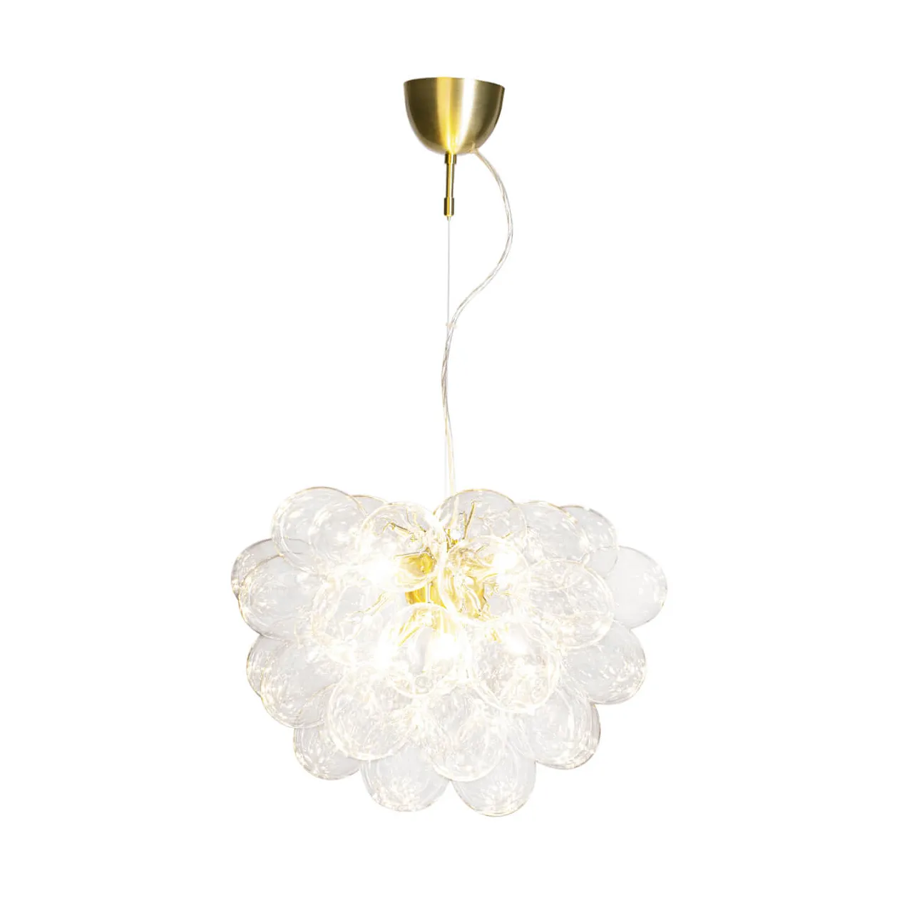 Gross ceiling lamp Ø50 cm, Brass-clear By Rydéns