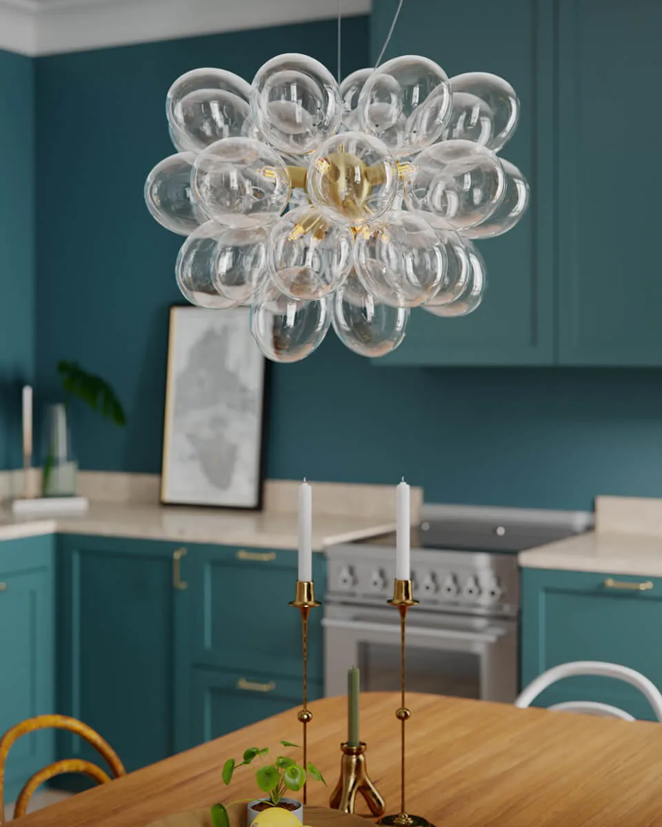 Gross ceiling lamp Ø50 cm, Brass-clear By Rydéns