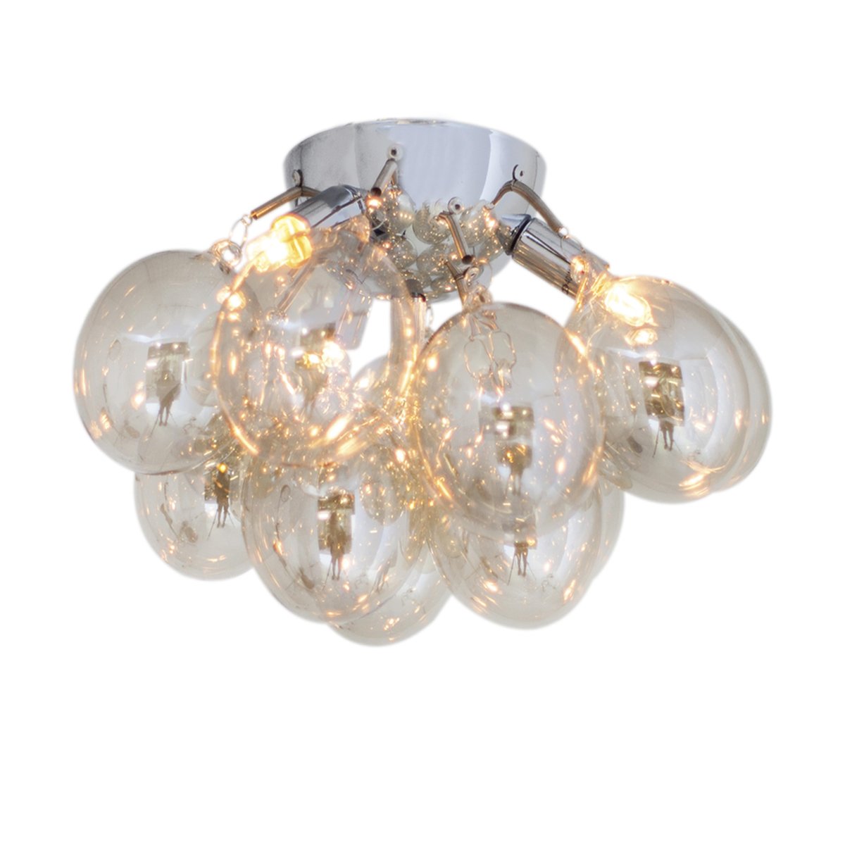 By Rydéns Gross ceiling lamp amber | Scandinavian Design | Ceiling lights | Brown