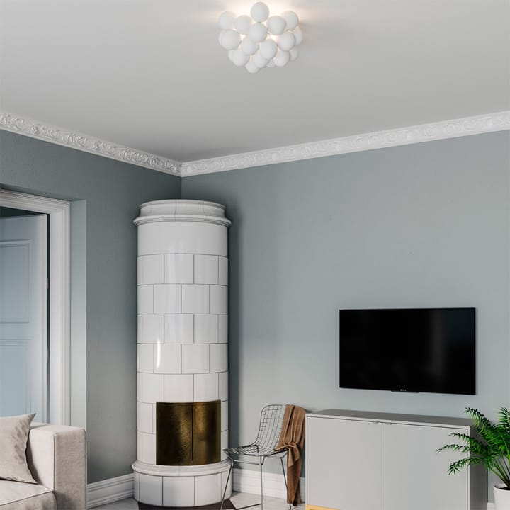 Gross ceiling lamp, Glass clear, large By Rydéns