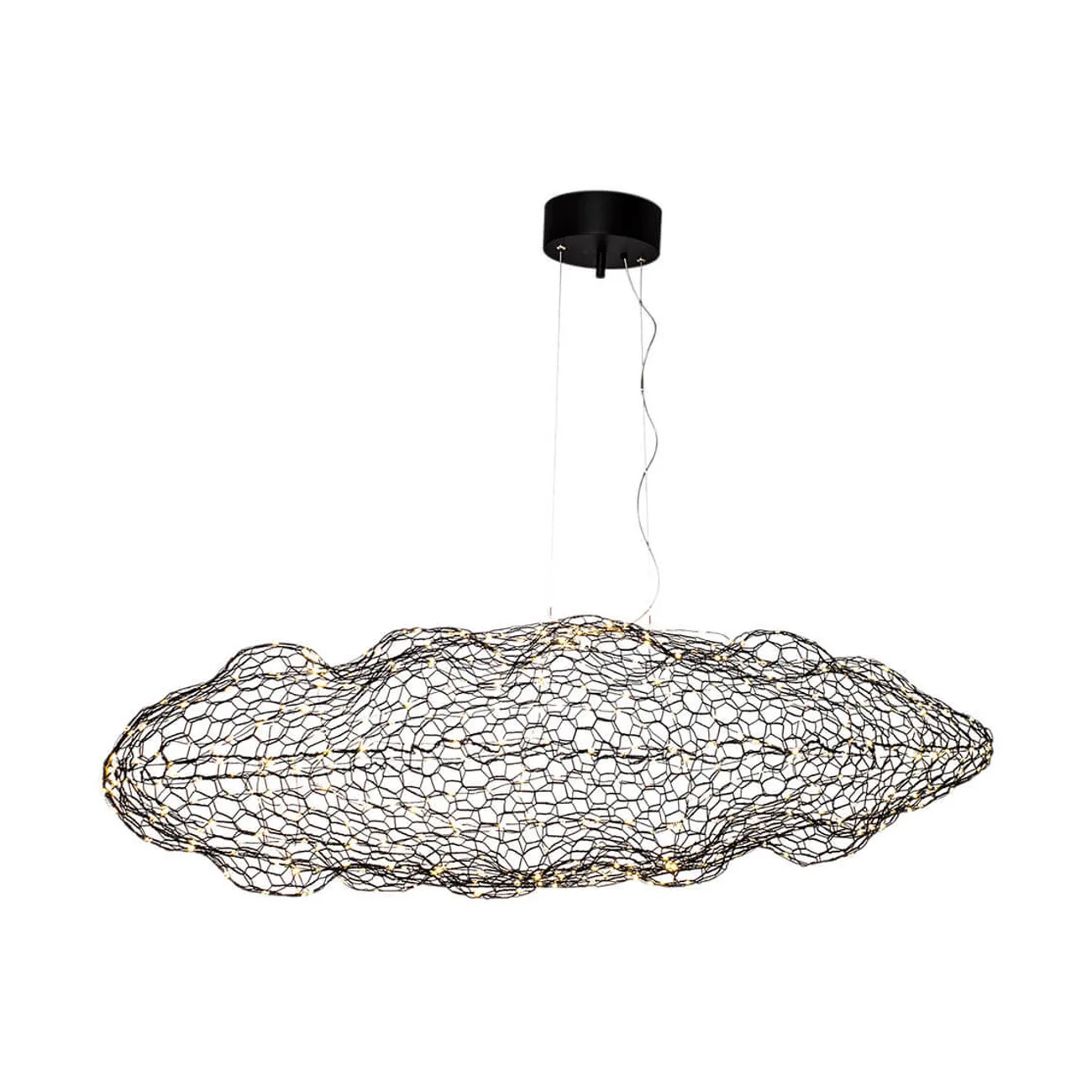 Hayden ceiling lamp, Matte black, 115 cm By Rydéns