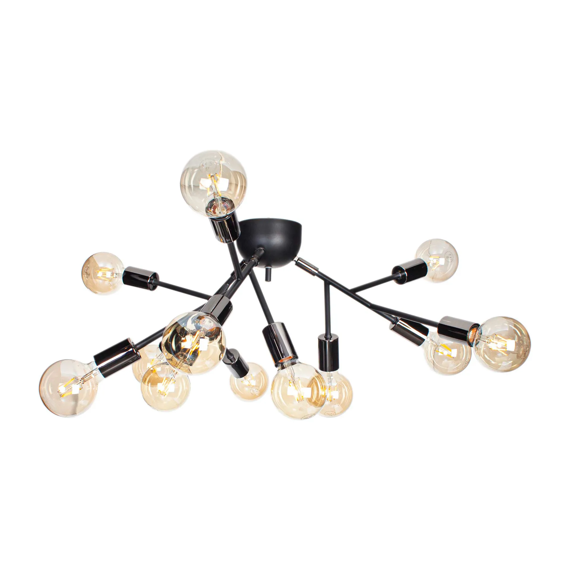 Heroes ceiling lamp, Black-chrome By Rydéns