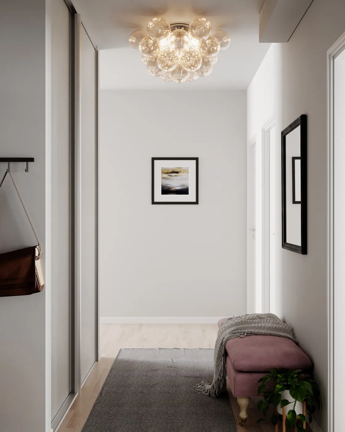 Large ceiling lamp Ø70 cm, Amber By Rydéns