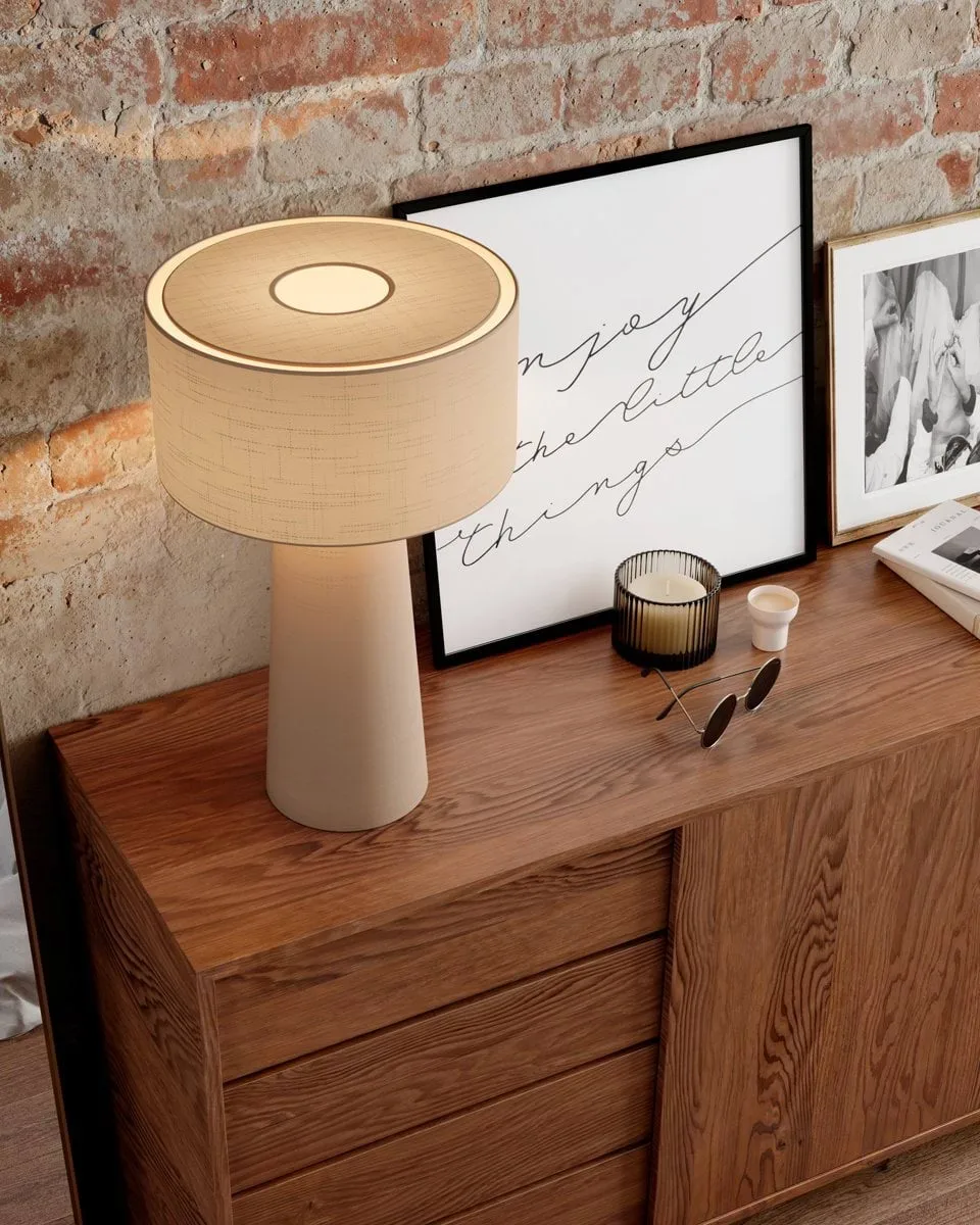 Linum table lamp, Beige, 50 cm By Rydéns