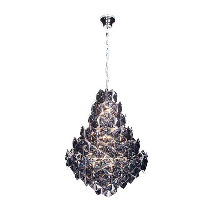 Monarque ceiling lamp - Black-chrome - By Rydéns