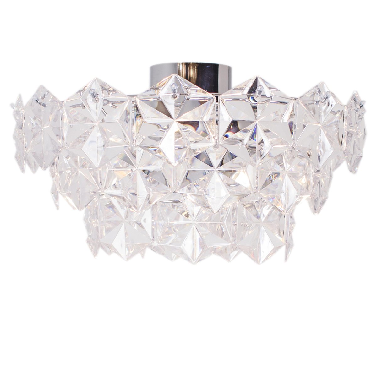 By Rydéns Monarque ceiling lamp chrome chrome | Scandinavian Design | Ceiling lights | Silver-coloured