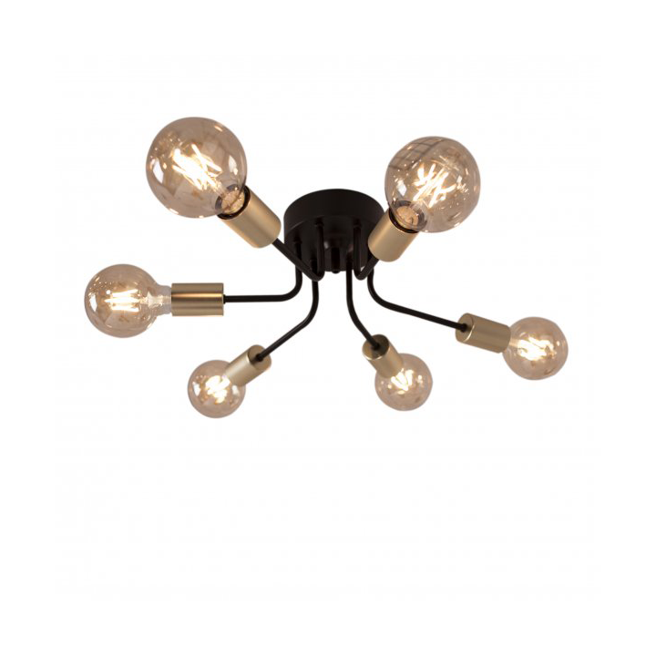 By Rydéns Monroe ceiling lamp o50 cm Brass | Scandinavian Design | Ceiling lights | Gold-coloured