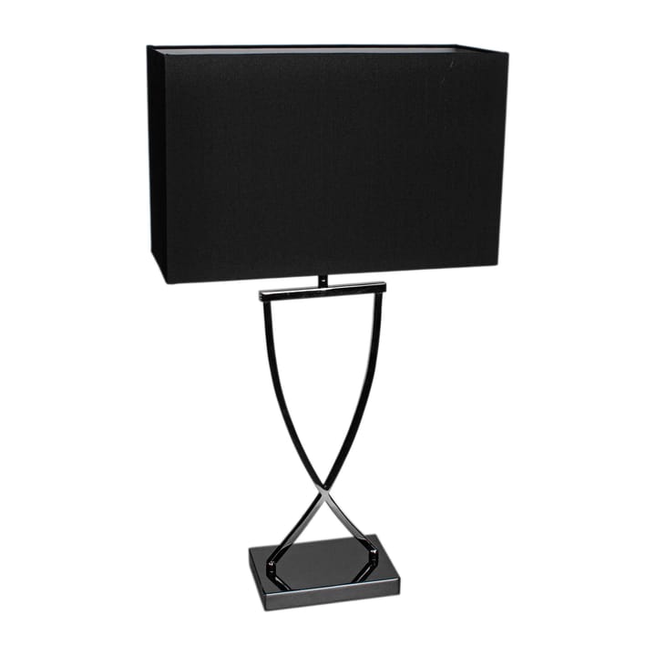 Omega table lamp 69 cm - Black-chrome - By Rydéns