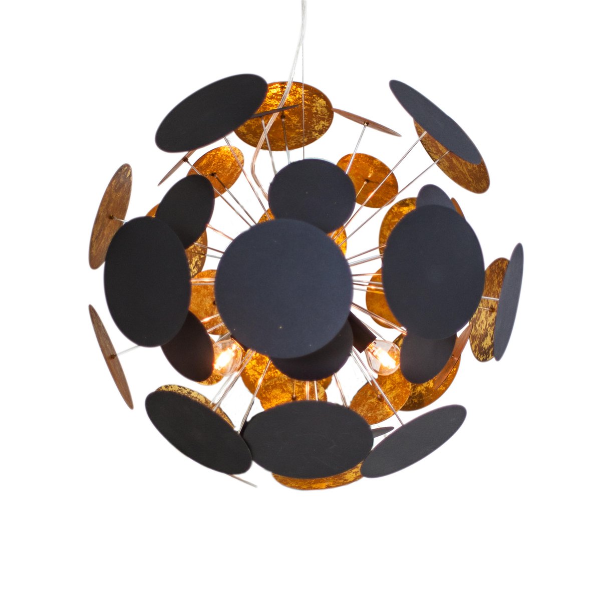 By Rydéns Planet ceiling lamp 55 cm black-gold | Scandinavian Design | Pendant lamps | Black